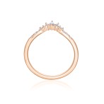 Serenella - Marquise and Round Moissanite Wedding Band