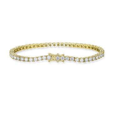 Gold moissanite bracelets