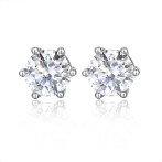 Sirius - Classic Six-Prong Moissanite Stud Earrings Sirius - Classic Six-Prong Moissanite Stud Earrings