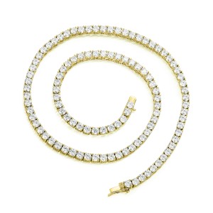 Lumina - Moissanite Tennis Chain Necklace