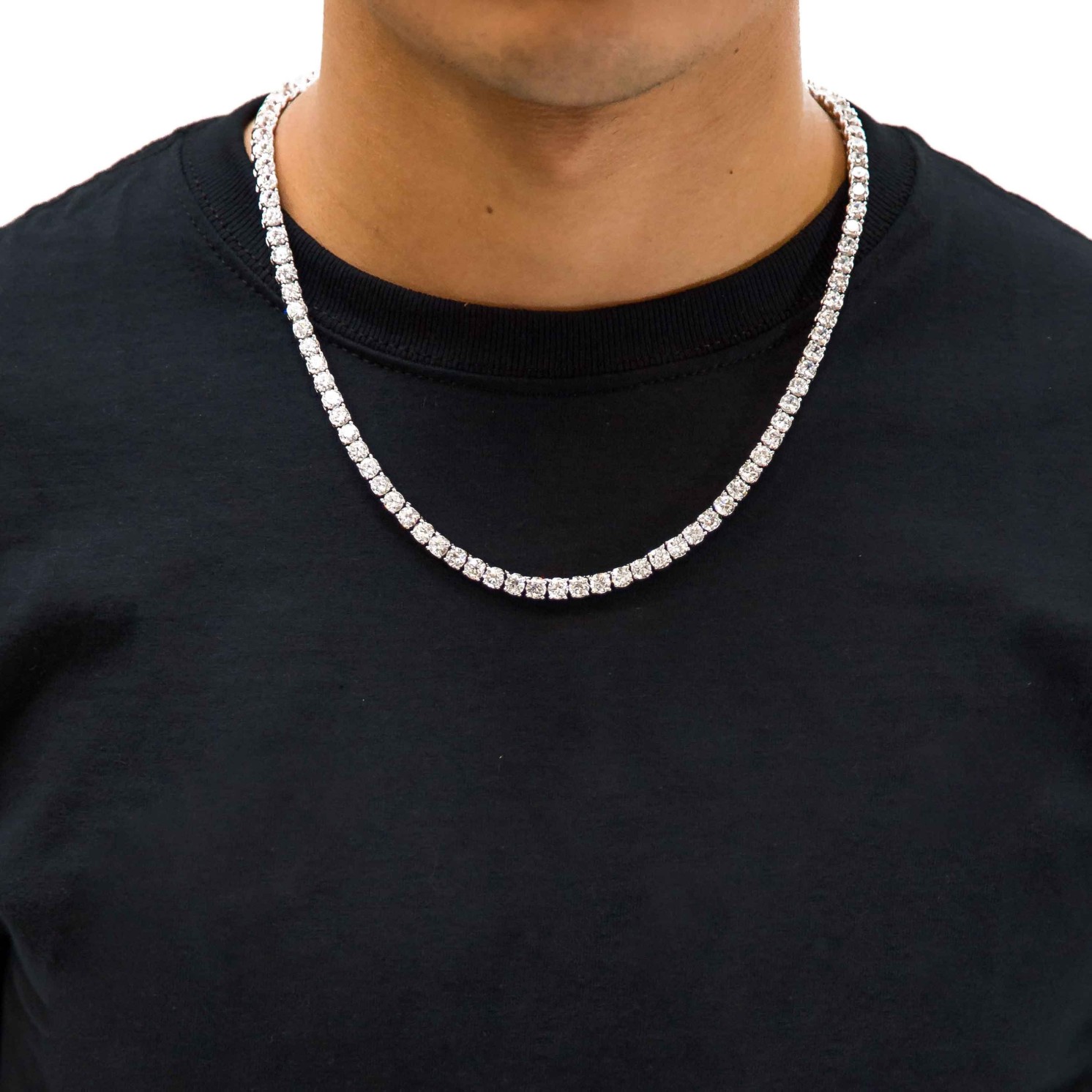 Lumina - Moissanite Tennis Chain Necklace