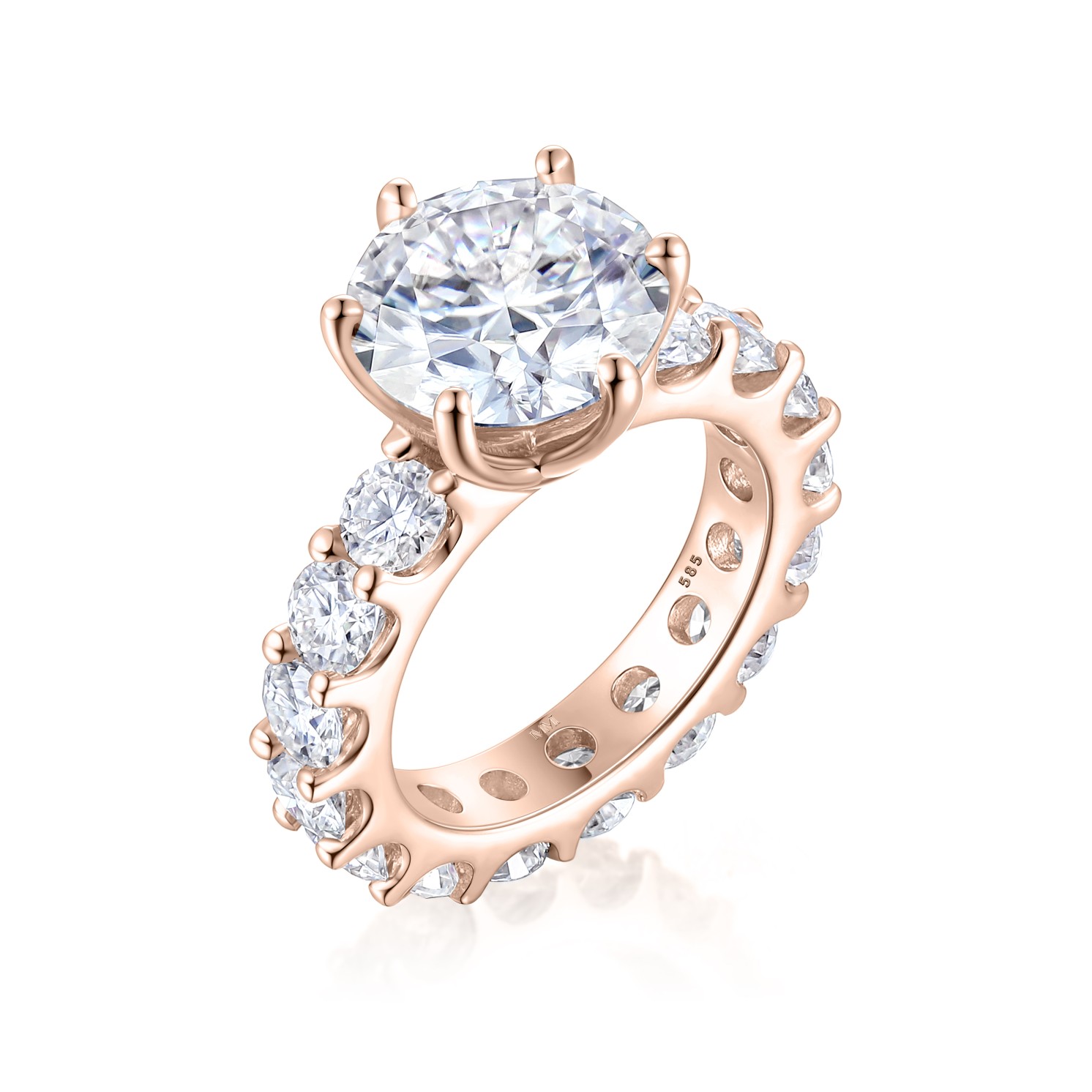 Solstice - Grand Eternity Moissanite Engagement Ring