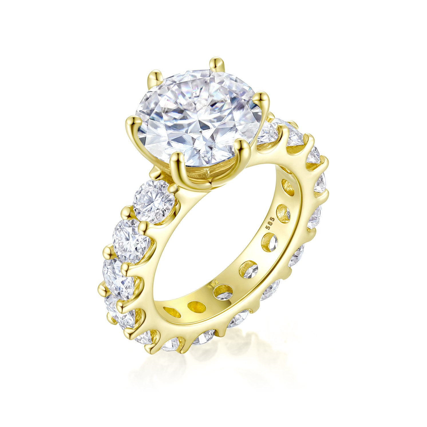 Solstice - Grand Eternity Moissanite Engagement Ring