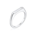 Aurelia - Solitaire Moissanite Baguette Ring Aurelia - Solitaire Moissanite Baguette Ring