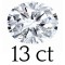 13 carat (12*16 mm) 