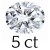 5 carat (9*11 mm)