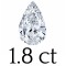 1.8 carat (7*9 mm) 