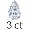 3 carat (8*10 mm) 