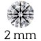 0.035 carat (2 mm) 