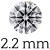 0.045 carat (2.2 mm)