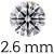 0.07 carat (2.6 mm)