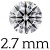 0.08 carat (2.7 mm)