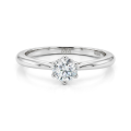 Ella - Solitaire Moissanite Engagement Ring	