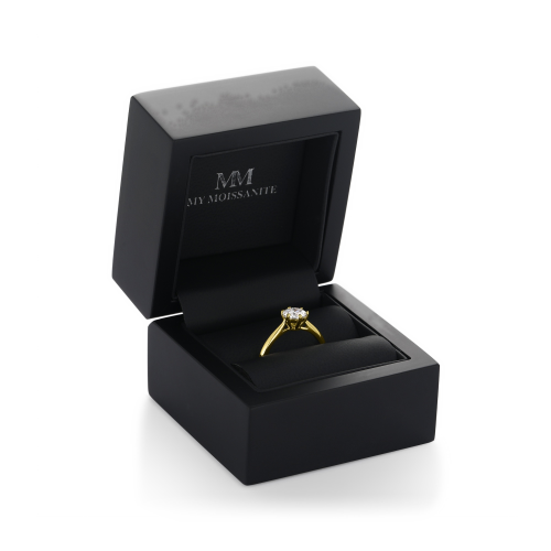 Ella - Solitaire Moissanite Engagement Ring
