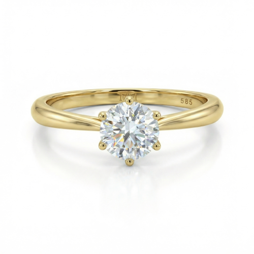 Ella - Solitaire Moissanite Engagement Ring