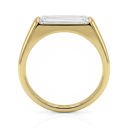Aurelia - Solitaire Moissanite Baguette Ring