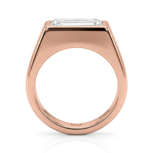 Maxton - Rectangular Moissanite Men's Ring