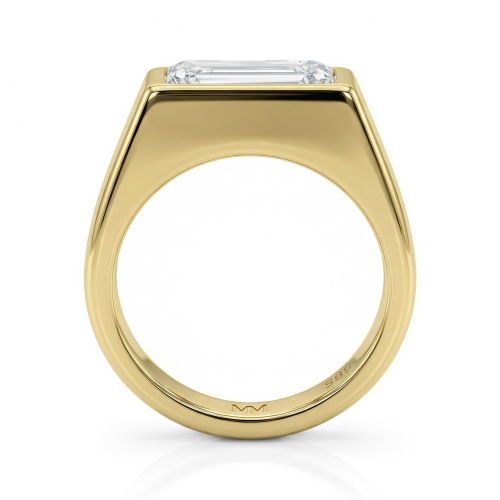 Maxton - Rectangular Moissanite Men's Ring