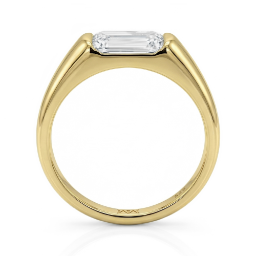 Portraitix - Men’s Portrait Cut Moissanite Ring