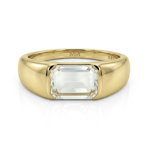 Portraitix - Men’s Portrait Cut Moissanite Ring