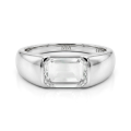 Portraitix - Men’s Portrait Moissanite Ring