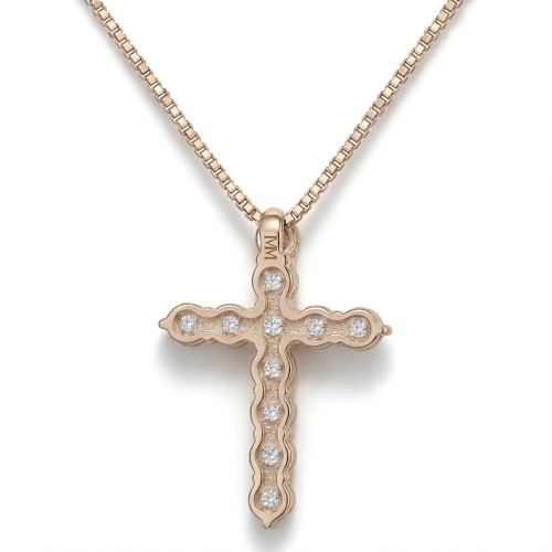 Divinity - Moissanite Cross Pendant