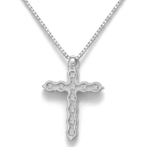 Divinity - Moissanite Cross Pendant