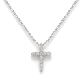 Divinity - Moissanite Cross Pendant