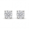 Helix - Secure Screw Back Moissanite Stud Earrings