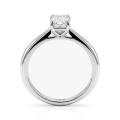 Elysium - Emerald Solitaire Moissanite Ring | My Moissanite