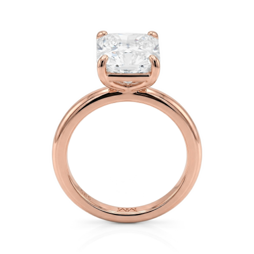 Radiana - Radiant Solitaire Moissanite Ring