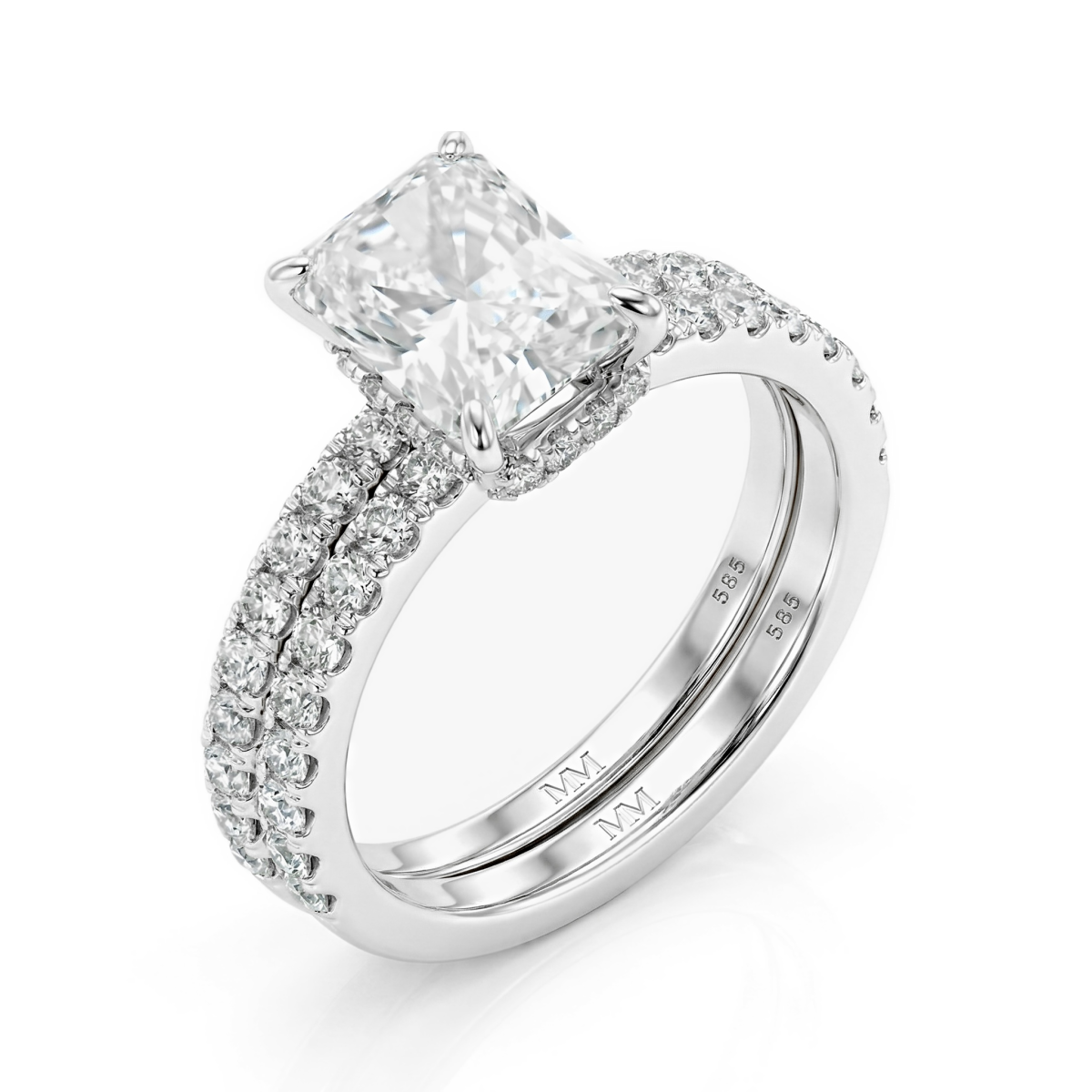 Celestial Harmony Set - Astra & Starlet Moissanite Ensemble