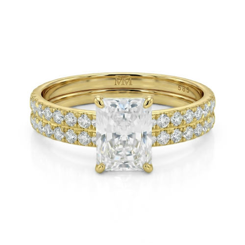 Celestial Harmony Set - Astra & Starlet Moissanite Ensemble