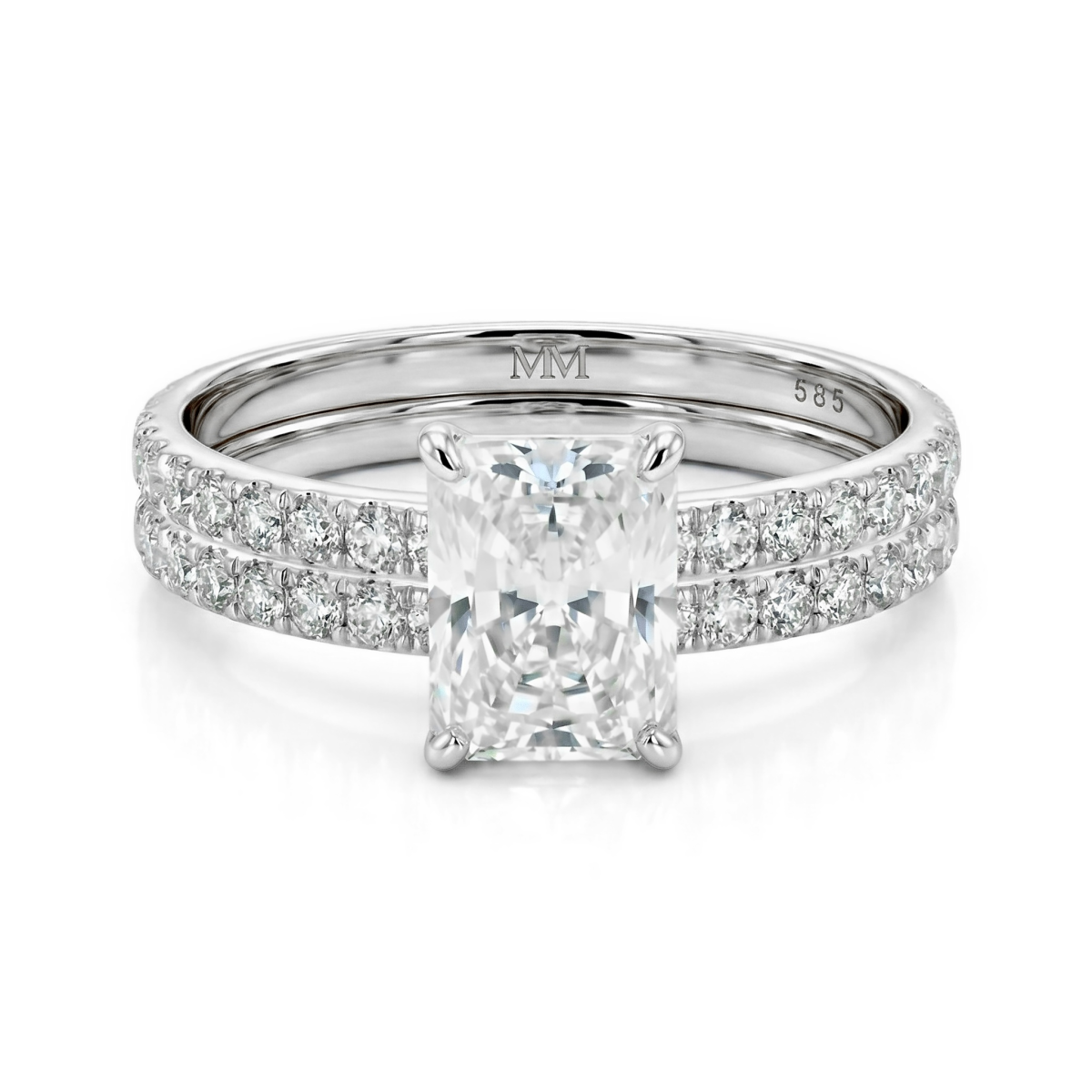 Celestial Harmony Set - Astra & Starlet Moissanite Ensemble