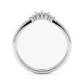 Serenella - Marquise and Round Moissanite Wedding Band