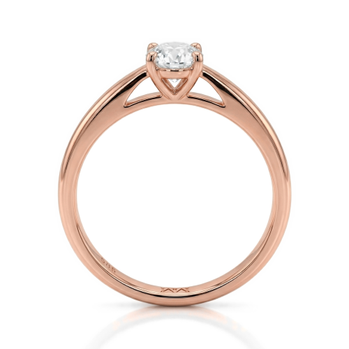 Eloise - Oval Solitaire Moissanite Ring