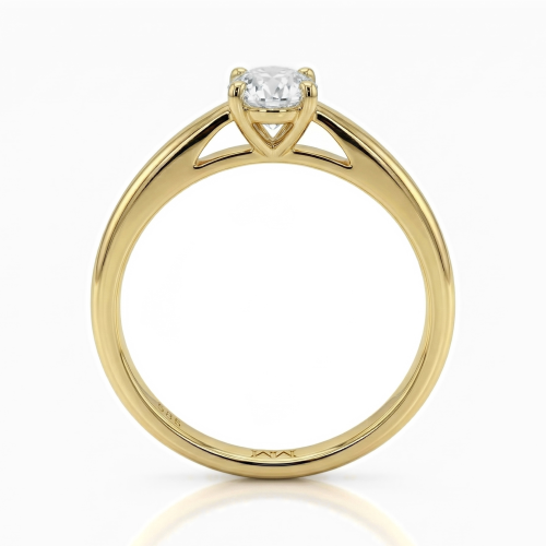 Eloise - Oval Solitaire Moissanite Ring