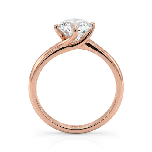 Circline - Classic Round Moissanite Solitaire Engagement Ring