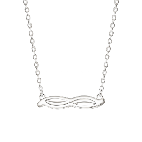 Astrid - Marquise-Inspired Moissanite Necklace with Pave Setting