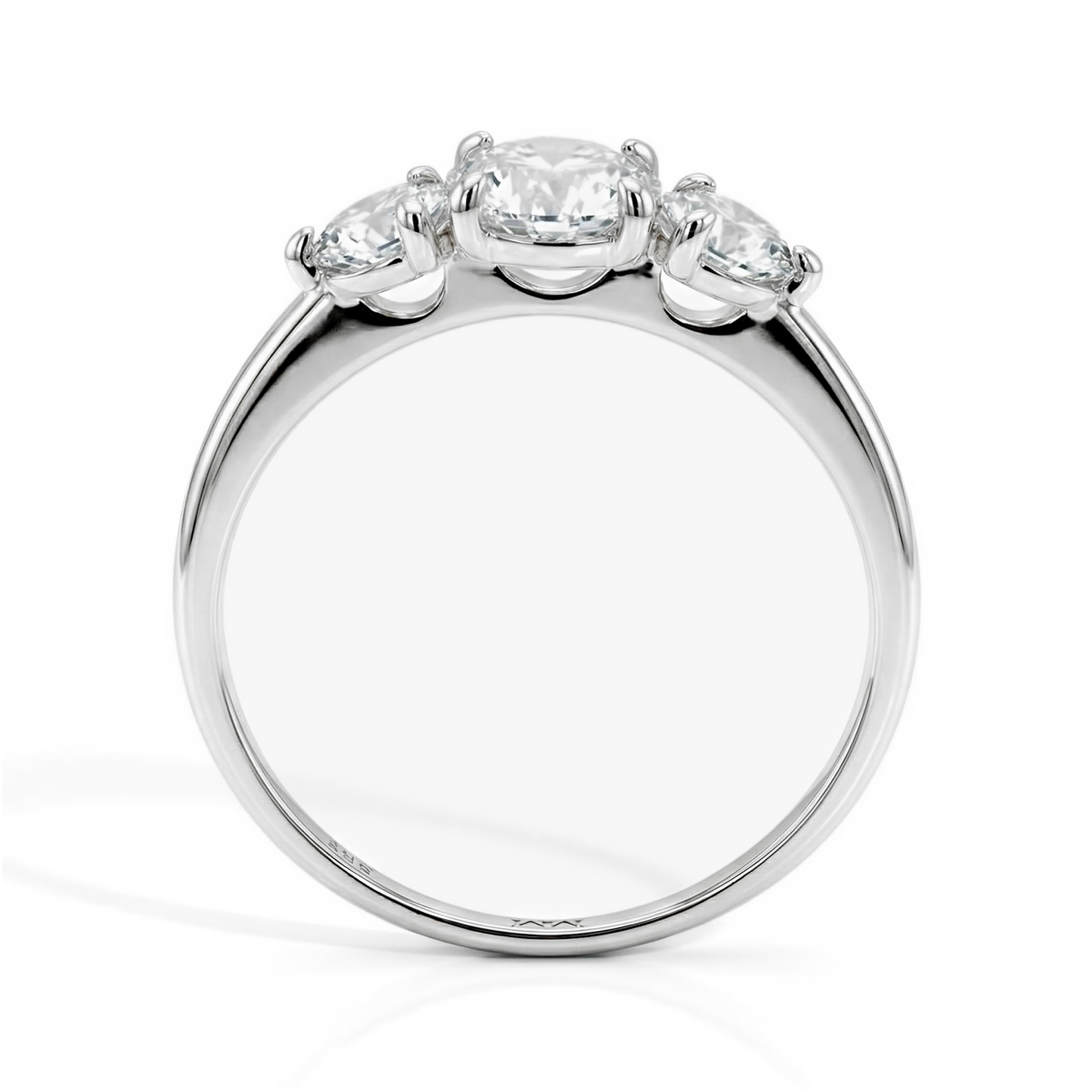 Aventine - Triple Moissanite Ring | My Moissanite