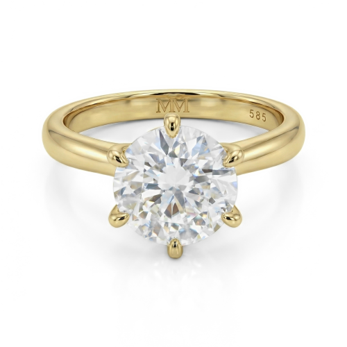 Circlique - Solitaire Moissanite Engagement Ring