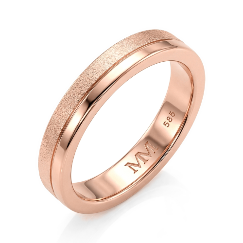 Fortis - Brushed and Polished Men's Stylish Ring