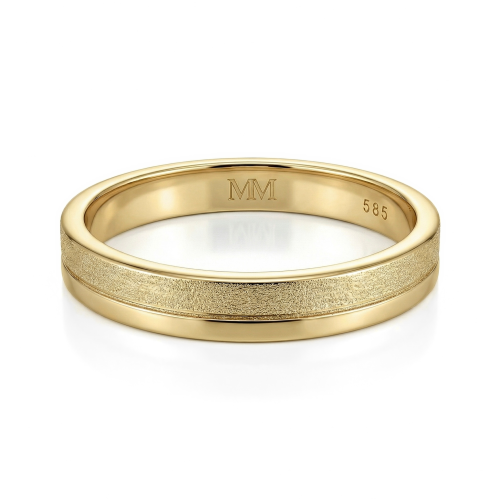 Fortis - Brushed and Polished Men's Stylish Ring