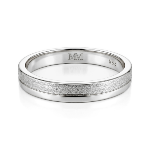 Fortis - Brushed and Polished Men's Stylish Ring