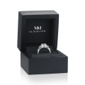 Astral - Moissanite Engagement Ring with Side Stones