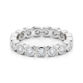 Orbella - Bezel Set Moissanite Eternity Ring