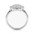 Cirilla - Moissanite Pavé Cluster Ring