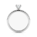 Finesse - Moissanite Engagement Ring With Side Stones