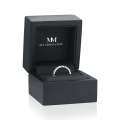 Celestine - Twisted Moissanite Eternity Ring in Bezel Setting