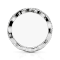 Seraph - Moissanite Eternity Ring with Twisted Pavé Design